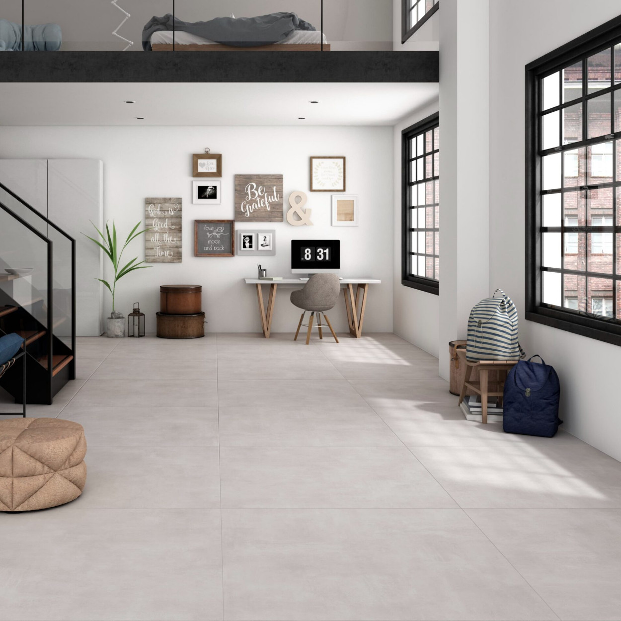 Ecoceramic Baltimore Tegel 30x60cm Ceniza